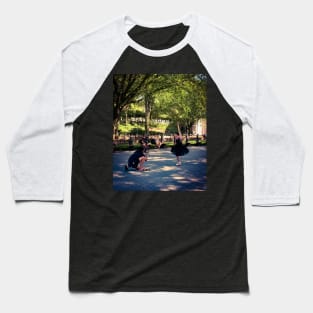 Central Park Ballet Dancer Shooting NYC Baseball T-Shirt